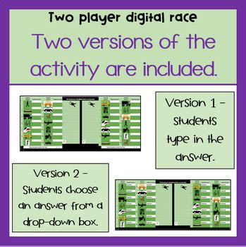 Spanish Methods Of Transportation El Transporte Two Player Digital Race