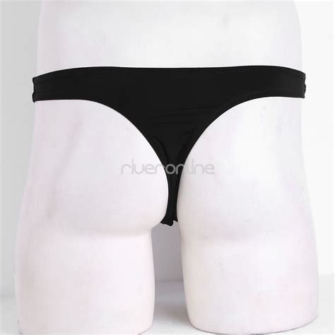 Herren Dessous Geraffte Bikini Slips Unterhosen G String Tanga Bademode