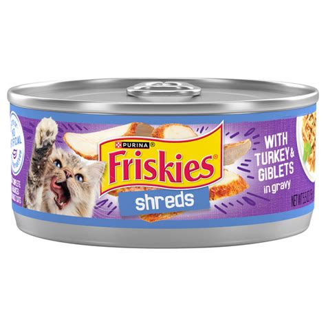 Save On Friskies Shreds Turkey Giblets In Gravy Adult Wet Cat Food