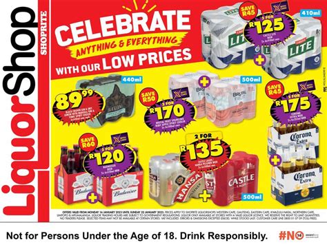 Shoprite Liquor Celebrate Anything Everything 16 January 22