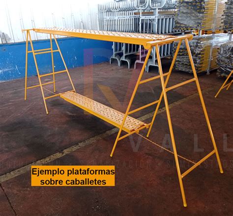 Plataforma Para Andamio Extensible Amarilla Rotuvall