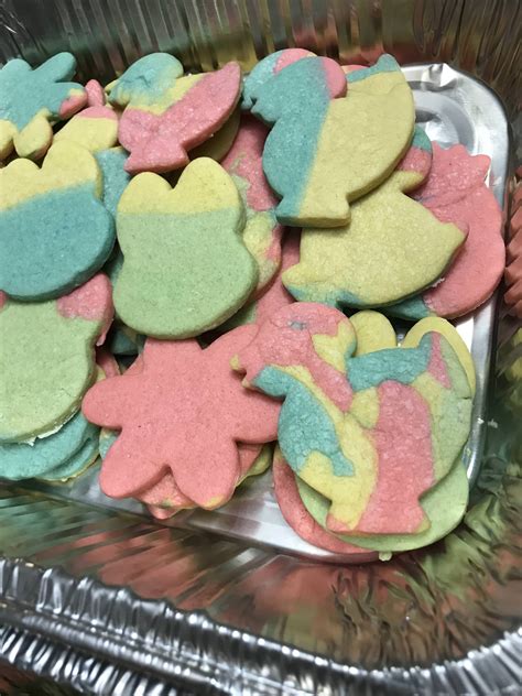 Marbled Colored Sugar Cookies For Easter First Time Trying It Out R