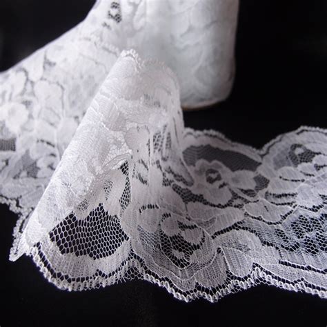 4 X 10 Yd White Lace Ribbon Ls155 81 1399