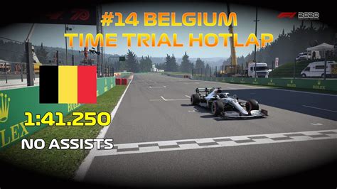 F1 2020 BELGIUM TT HOTLAP SETUP 1 41 250 No Assists YouTube