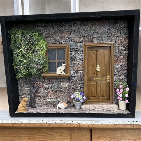 miniature diy shadow box diorama miniature shadow box diorama