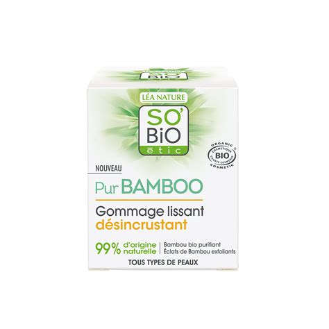 Bamboo Sap Organic Active Ingredient Sobio étic® Organic Cosmetics