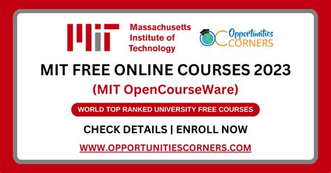 mit   courses mit opencourseware
