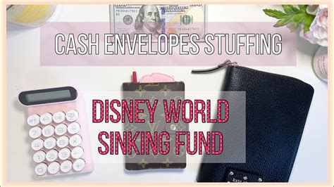 Cash Envelopes Stuffing Week April Disney World Travel Sinking