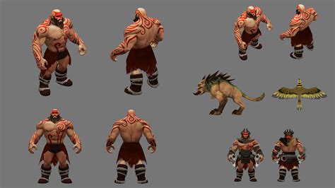 Dota 2 Hero Concept Sheets — polycount