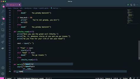 Copilot Writes A Text Based Adventure Game In Python Youtube