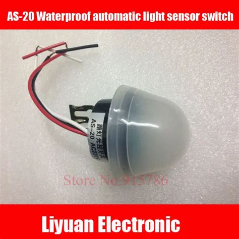 AS 20 Waterproof automatic light sensor switch / delay intelligent ...