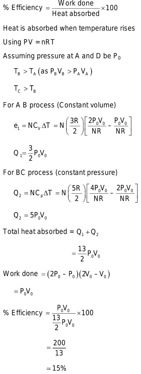 N Moles Of A Monoatomic Gas Is Carried Around The Reversible