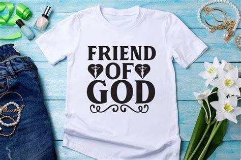 FRIEND of GOD Graphic by Svg_Tshirt · Creative Fabrica