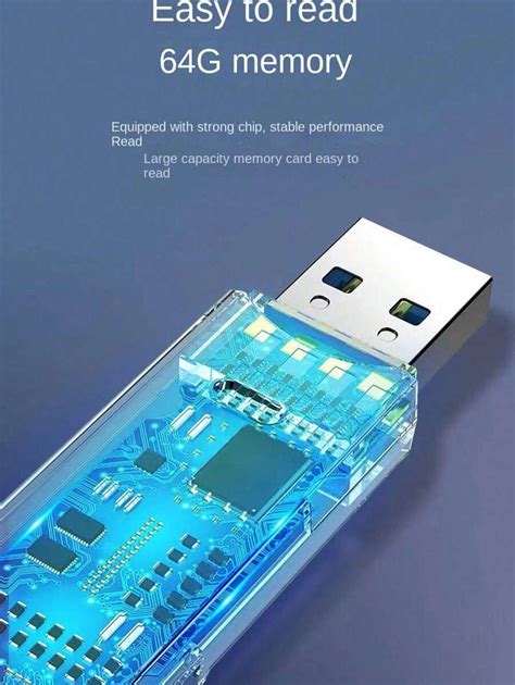 อุปกรณ์อ่านการ์ดหลายฟังก์ชัน ความเร็วสูง Usb 30 สำหรับ Sd การ์ด Tf ไ