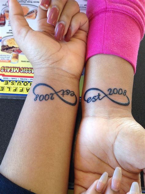 Best Friend Infinity Tattoo