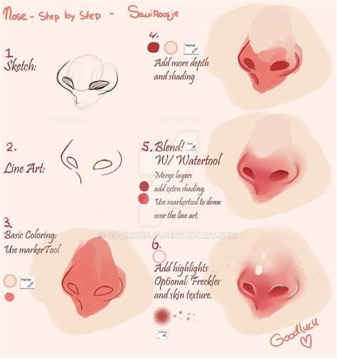 Pin By Moonlight On Tutor And Ref Digital Art Tutorial Nose