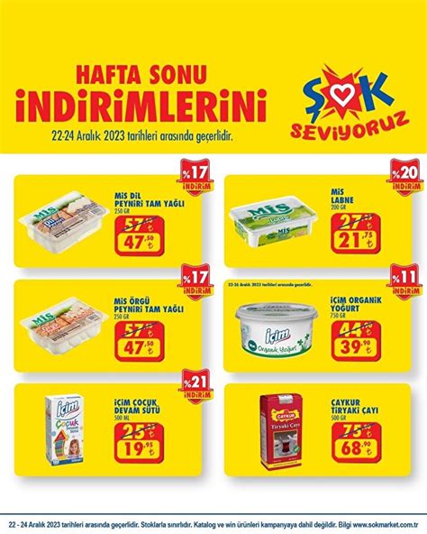 Şok Market 22 26 Aralık aktüel kataloğu Yüzde 30 u aşan indirim var