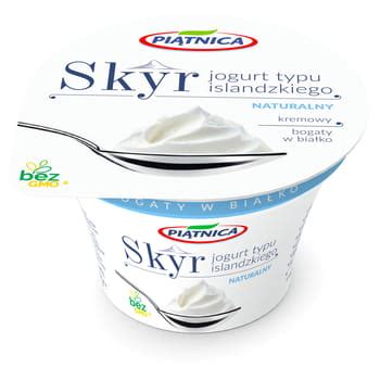 Jogurt skyr typu islandzkiego naturalny Piątnica 150g Megasam24 pl