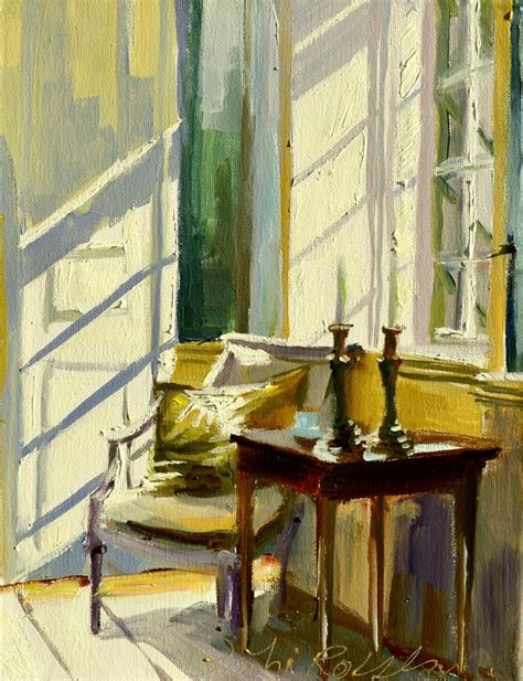 "SUNLIT INTERIOR" by Cecilia Rosslee