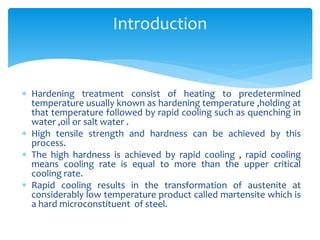 Hardening Heat Treatment Quenching Ppt