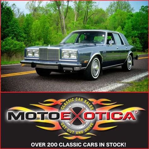 1987 Chrysler Fifth Avenue | Motoexotica Classic Cars