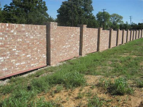 Brick Laminate Picture: Brick Fence Designs