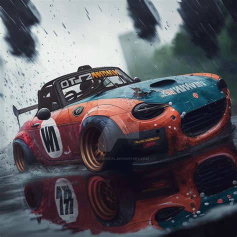 Miata Drift 1 by Wilb-Digital on DeviantArt