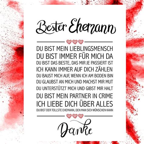 Bester Ehemann Kunstdruck Geschenk Ehemann Gute Ehefrau Ehemann