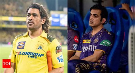 The Way MS Dhoni Gautam Gambhir Opens Up On KKR CSK Rivalry