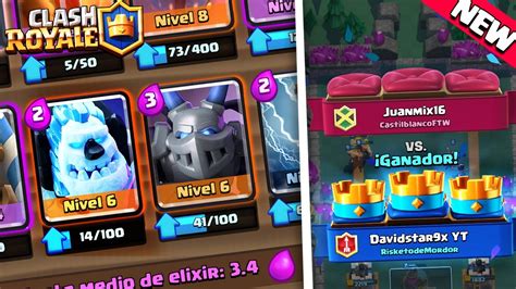 Clash Royale El Mejor Deck Para El Golem De Hielo Como Usar La