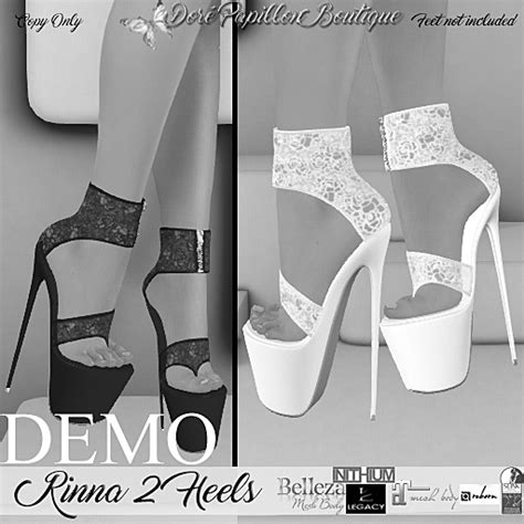 Second Life Marketplace Dpb Rinna 2 Heels Demo Maitreya Slink Belleza Legacy Kupra