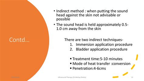 Ultrasound therapy | PPT