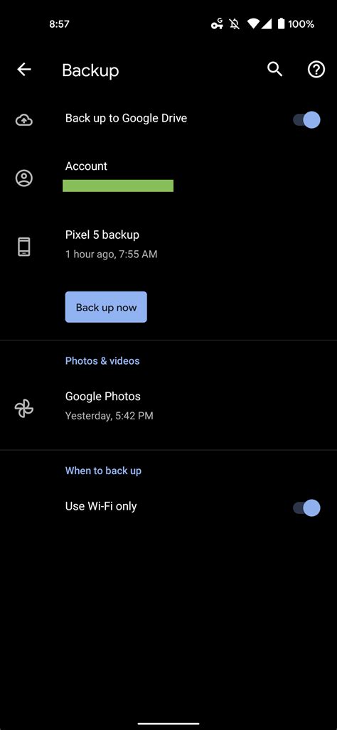 backup  google   androids   backup system togoogle