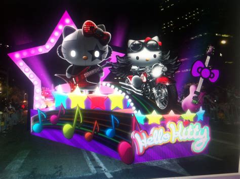 Kitty Rockstar Parade Float Hello Kitty Mardi Gras Float Hello