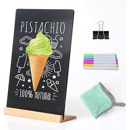 Amazon Newnewshow X Inch Tabletop Chalkboard With Wood