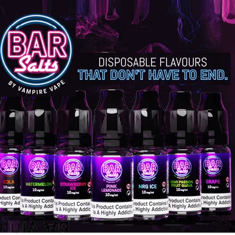 Bar Salts By Vampire Vapes £2 Avalanche Vapes