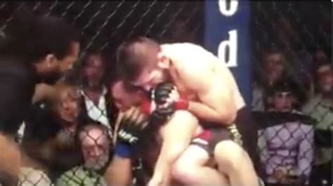 Watch Khabib Defeat Conor McGregor By Rear Naked Choke Then Set Off A