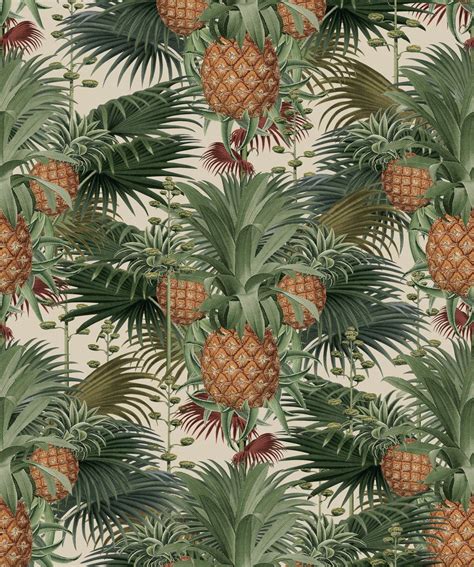 Pineapple Harvest Wallpaper • Bold Maximalism • Milton & King