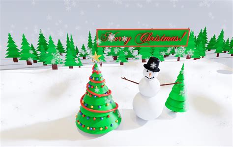 6716 Free Sketchup Christmas Decorative Set Model Download