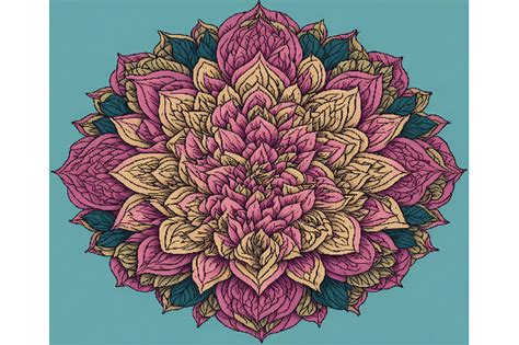 Yoga Mandala Lotus Flower Pattern Graphic by Sakreenho · Creative Fabrica