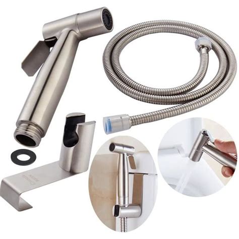 Tecmolog Acier Inoxydable Main Chance Bidet Spray Shattaf Bidet Wc