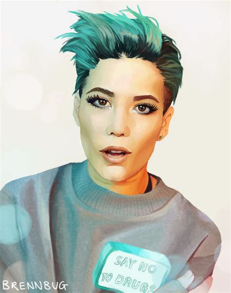 Halsey by brennbug on DeviantArt