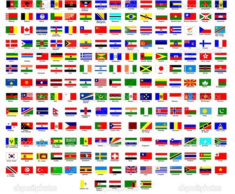 Flags of different countries, nice to use with immigrant ancestor and ...