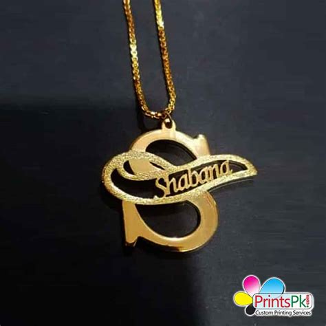 Customized Name Locket - S Name Chain