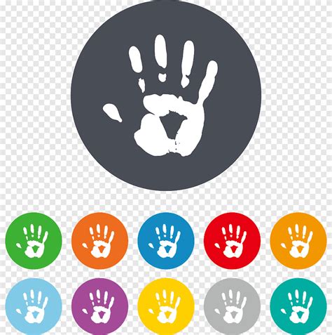 Graphy Business Handprint Color Love Color Splash Png PNGEgg