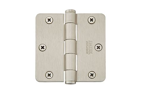 Emtek 96123 Solid Brass 35 X 35 14 Radius Residential Duty Hinges