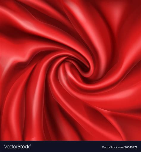 Red Silk Fabric