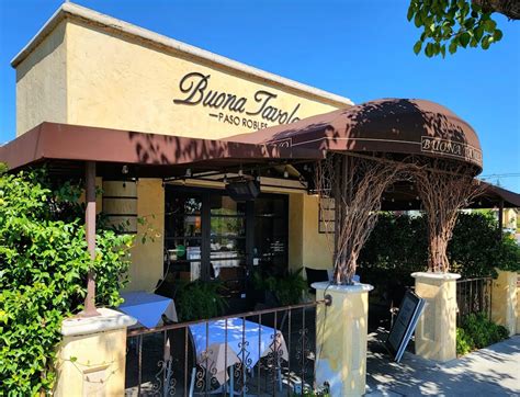 Buona Tavola Paso Robles Ca Menu Reviews Hours Contact