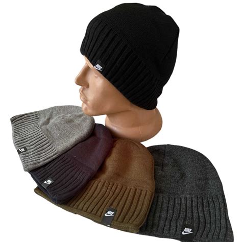 Шапка мужская "Nike" флисовая (Арт. ТК977-2509-1) ⋆ Cristal-socks