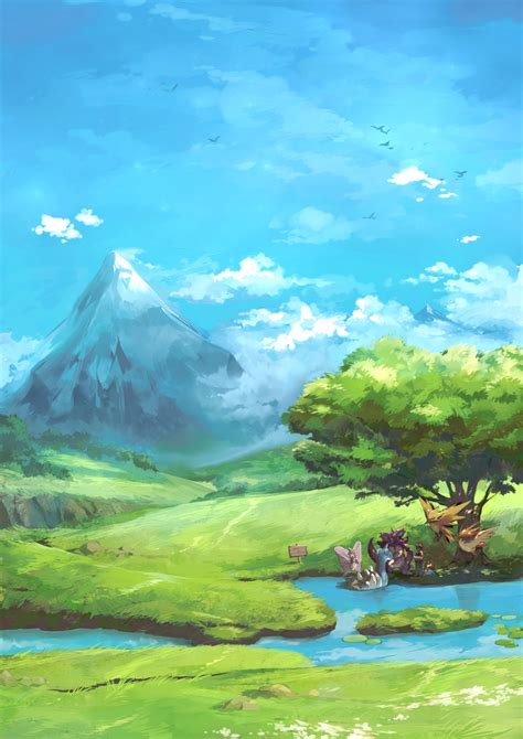 Pokémon Landscape Wallpapers - Wallpaper Cave